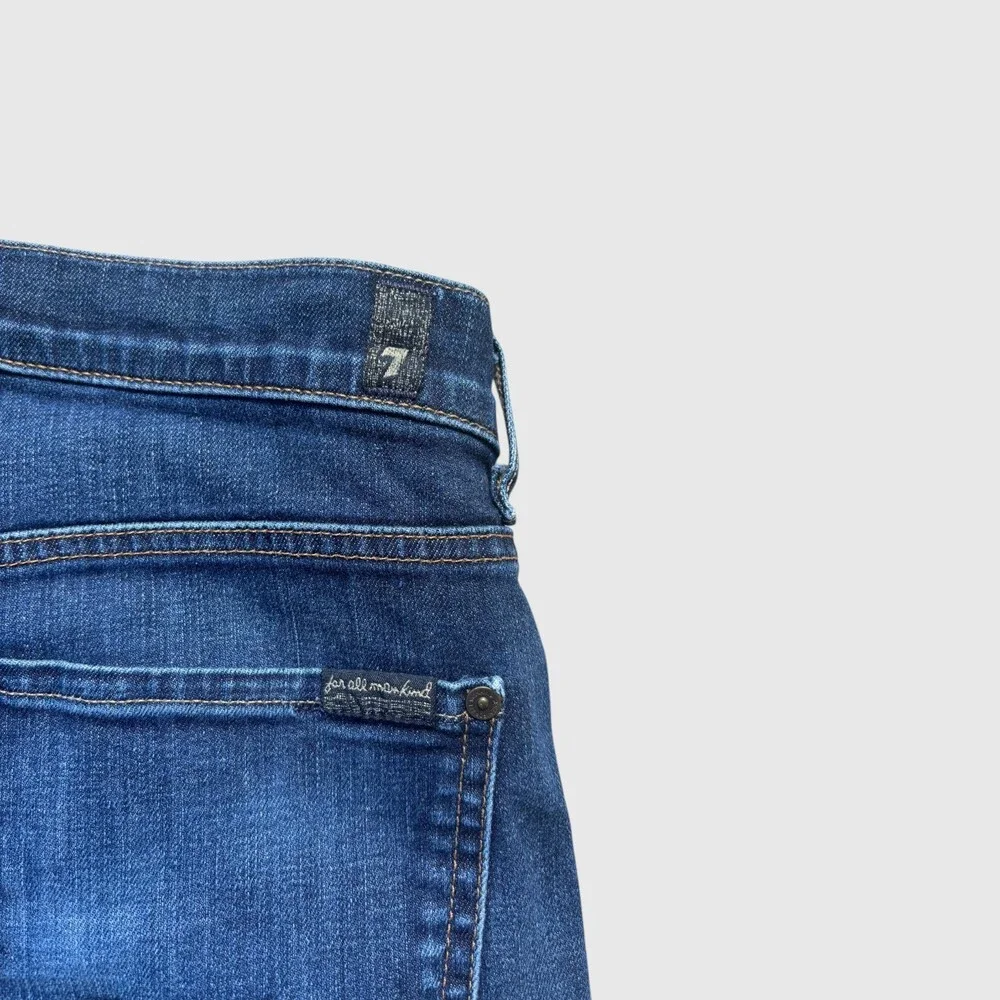 7 For All Mankind Standard Straight Leg Jeans Men's 36x30 Medium Blue Wash